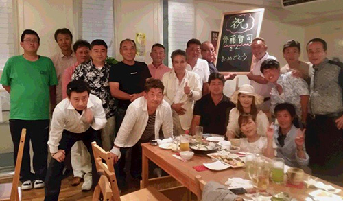 Golferweb 小さなグループのささやかな祝勝会